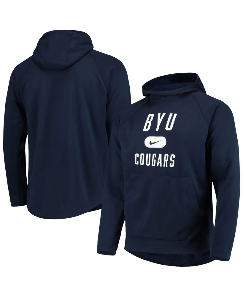 Men's Nike Navy Byu Cougars Spotlight Performance Raglan Pullover Hoodie