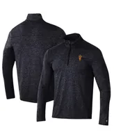 Men's Champion Heathered Black Arizona State Sun Devils Field Day Team Quarter-Zip Jacket