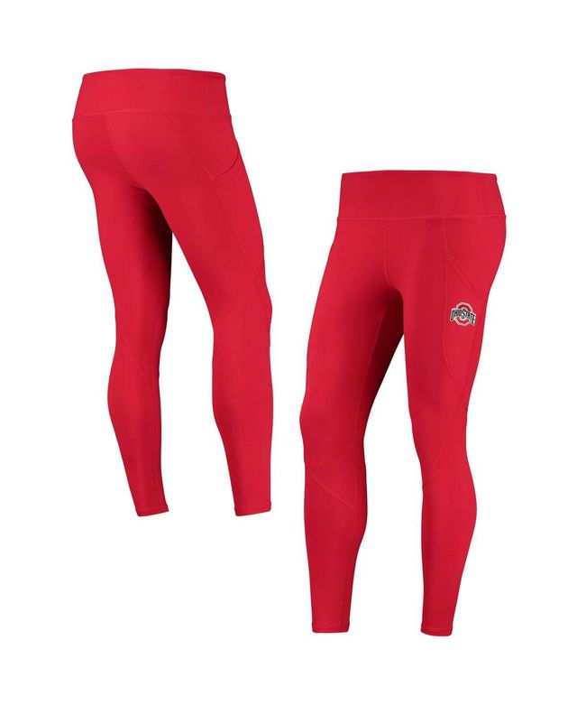Nike Yoga statement leggings in red