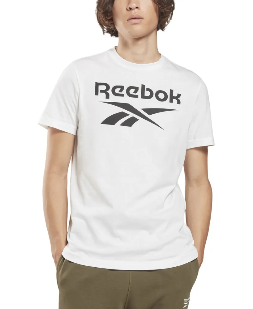 Reebok Men's Slim-Fit Identity Big Logo Short-Sleeve T-Shirt