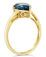 Macy's London Blue Topaz (3-5/8 ct. t.w.) Ring 14K Gold