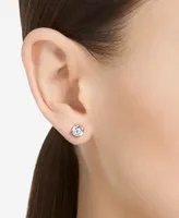 Swarovski Silver-Tone Constella Crystal Stud Earrings