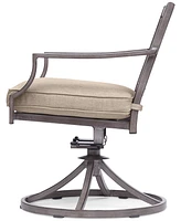 Closeout! Set of Wayland Outdoor Swivel Chairs