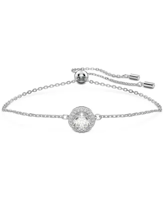 Swarovski Silver-Tone Constella Crystal Bangle Bracelet