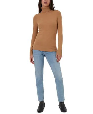 French Connection Women's Long-Sleeve Turtleneck Top