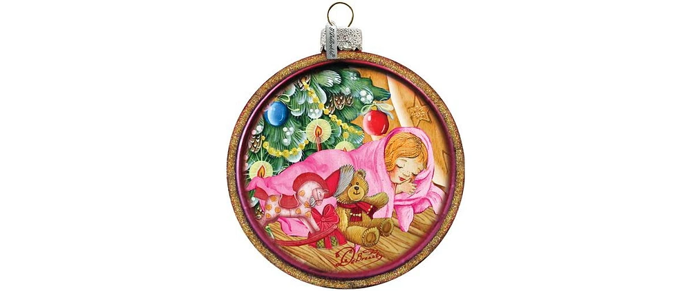 G.DeBrekht Ba 1st Christmas Cut Ball Holiday Ornament