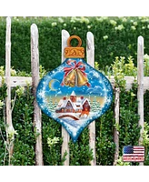 Designocracy Drop Garden Wooden Decor