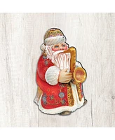 Designocracy Jazzman Santa Door Hanger