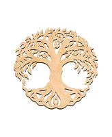 Designocracy Celtic Tree of Life Holiday Wall Door Decor