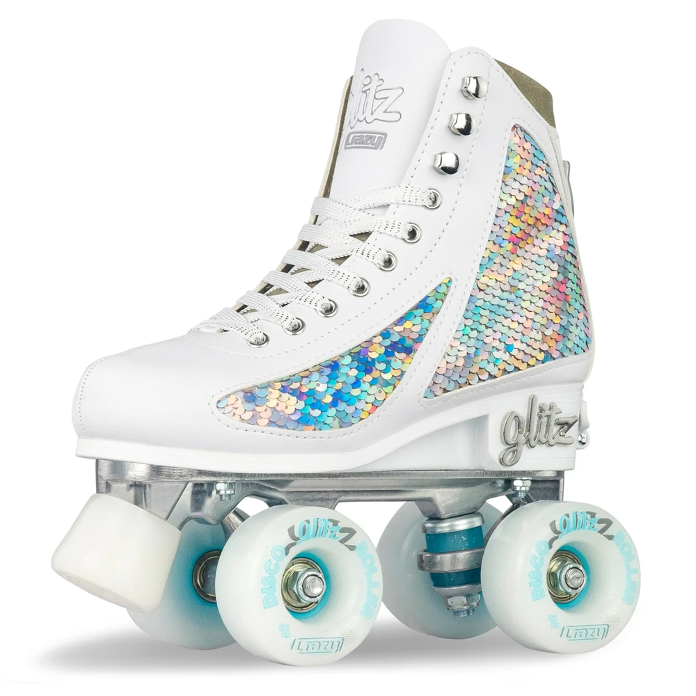 Crazy Skates Glitz Adjustable Roller For Women And Girls - To Fit 4 Sizes