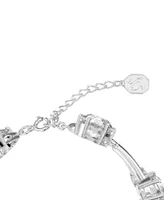 Swarovski Crystal Double-Row Bangle Bracelet