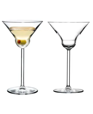 Vintage-Like Martini Glasses, Set of 2