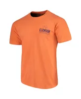 Men's Orange Clemson Tigers Comfort Colors Campus Icon T-shirt