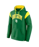 Men's Fanatics Green Oregon Ducks Game Over Pullover Hoodie