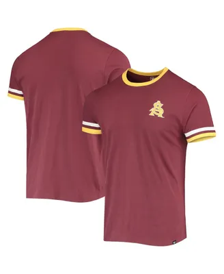 Men's '47 Maroon Arizona State Sun Devils Otis Ringer T-shirt