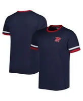 Men's '47 Navy Ole Miss Rebels Otis Ringer T-shirt