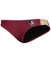 Women's Foco Garnet Florida State Seminoles Wordmark Bikini Bottom