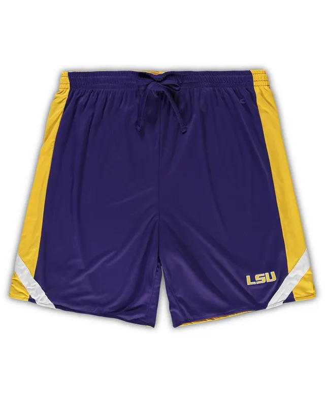 Men's Colosseum Purple/Gold LSU Tigers Am I Wrong Reversible Shorts