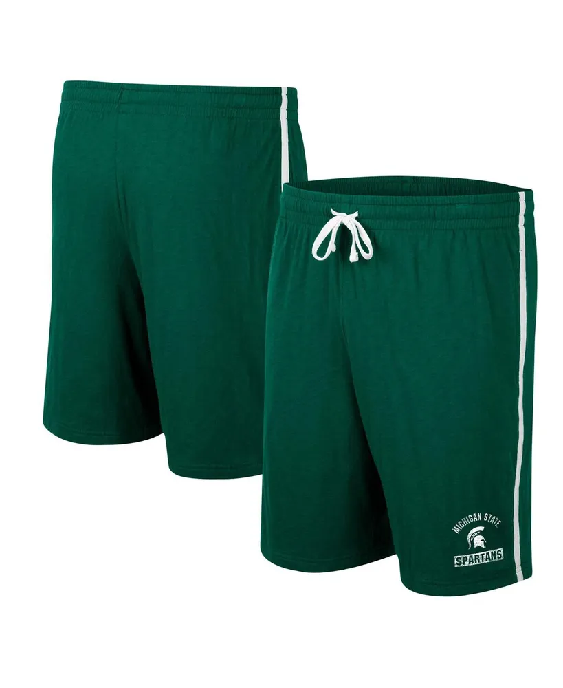 Men's Colosseum Green Michigan State Spartans Thunder Slub Shorts