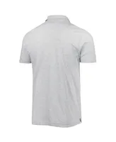 Men's Colosseum Heathered Gray Oklahoma Sooners Golfer Pocket Polo Shirt