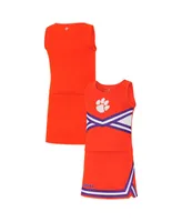 Big Girls Colosseum Orange Clemson Tigers Carousel Cheerleader Set