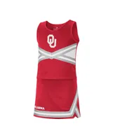 Big Girls Colosseum Crimson Oklahoma Sooners Carousel Cheerleader Set