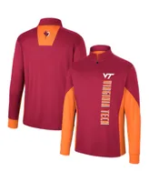 Men's Colosseum Maroon Virginia Tech Hokies Bart Quarter-Zip Windshirt