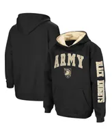 Big Boys Colosseum Black Army Black Knights 2-Hit Team Pullover Hoodie