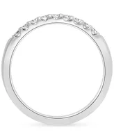 Forever Grown Diamonds Lab-Created Diamond Band (1/4 ct. t.w.) in Sterling Silver