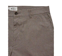 Ben Sherman Men's Mini-Check Slim Taper Pants