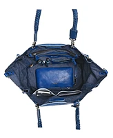 Old Trend Women's Barracuda Hand Painted Clasp Closure Tote Bag