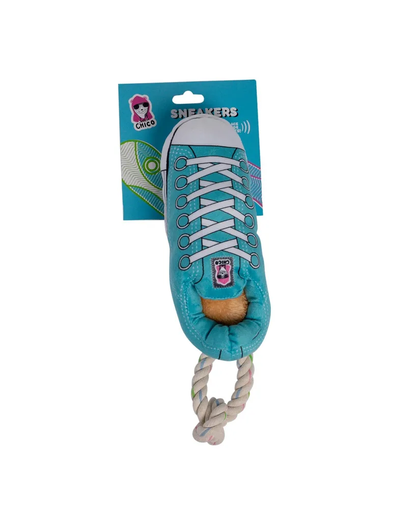 Squeaking Comfort Plush Sneaker Dog Chew Toy
