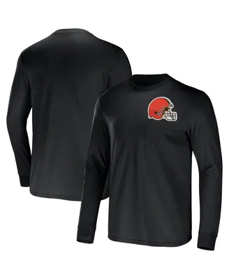 Men's Nfl x Darius Rucker Collection by Fanatics Brown Cleveland Browns Team Long Sleeve T-shirt