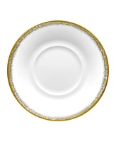 Noritake Haku Set of 4 Saucers, Service For 4