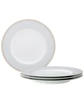 Noritake Linen Road Set of 4 Dinner Plates, Service For 4