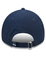 Women's New Era College Navy Seattle Seahawks 2022 Sideline Adjustable 9TWENTY Hat