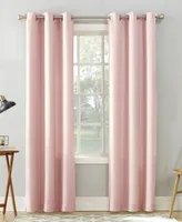 Valerie Heathered Texture Semi-Sheer Grommet Curtain Panel