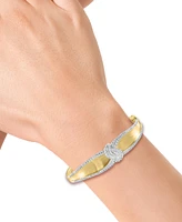 Effy Diamond Swirl Bangle Bracelet (1-3/4 ct. t.w.) in 14k Two Tone Gold