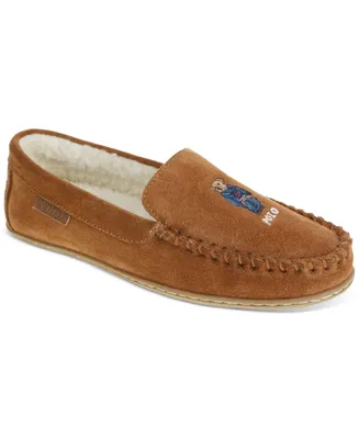 Polo Ralph Lauren Women's Genuine Suede Collins Bear Moccasins