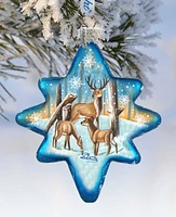 G.DeBrekht Reindeer North Star Holiday Ornament