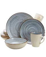 Elama Yeva 16 Piece Dinnerware Set, Service for 4