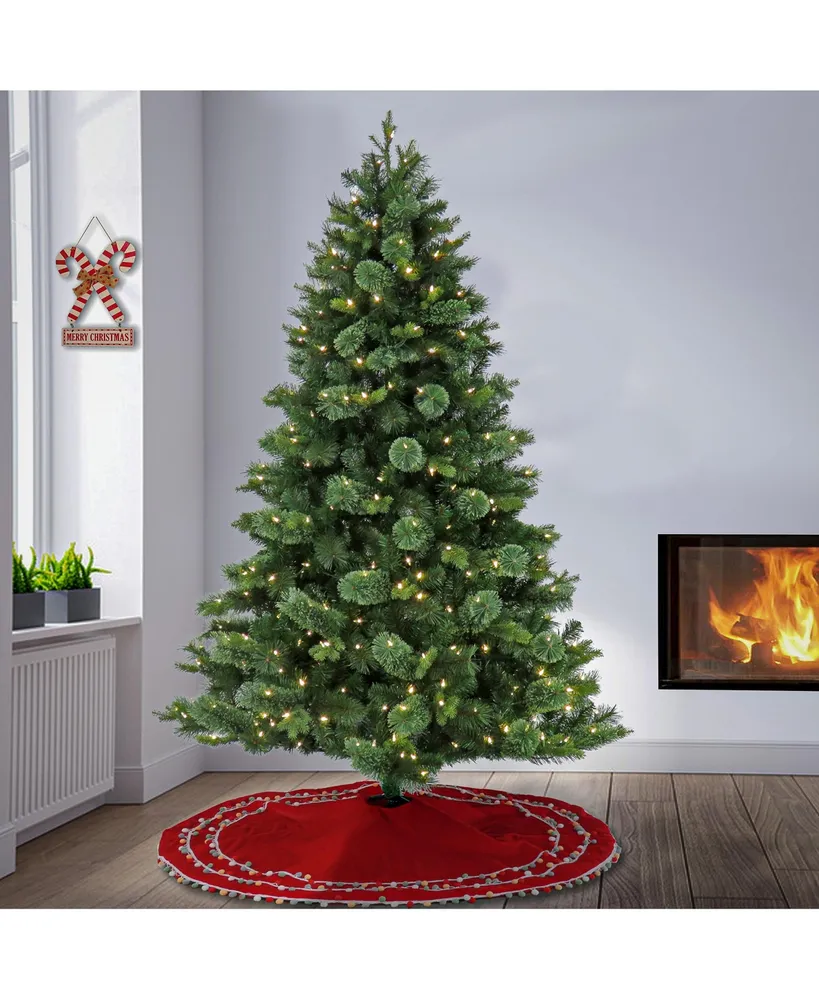 National Tree Company 7' Pre-Lit Montreal Pine Tree with Led Lights