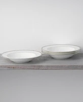 Noritake Rochelle Platinum Set of 4 Soup Bowls, Service For 4
