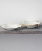 Noritake Rochelle Gold Set of 4 Soup Bowls, Service For 4