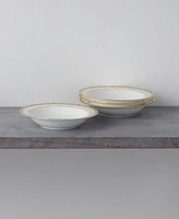 Noritake Rochelle Gold Set of 4 Fruit Bowls, Service For 4