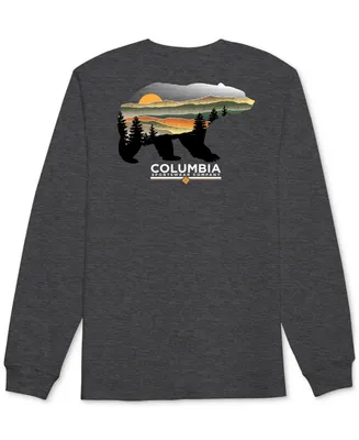 Columbia Men's Sunset Kodak Logo Graphic Long-Sleeve T-Shirt