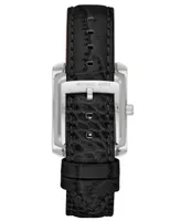 Michael Kors Women's Emery Three-Hand Black Genuine Leather Strap Watch 33mm