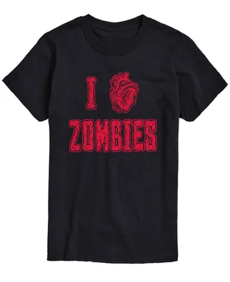 Airwaves Men's I Love Zombies Classic Fit T-shirt