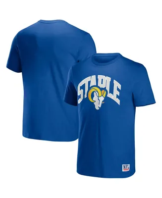 Men's Nfl X Staple Royal Los Angeles Rams Lockup Logo Short Sleeve T-shirt