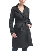 Kimi + Kai Women's Adel Water-Resistant Hooded Trench Coat